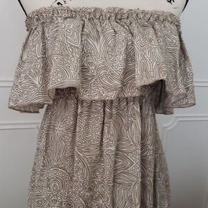 Beautiful strapless strapless maxi dress